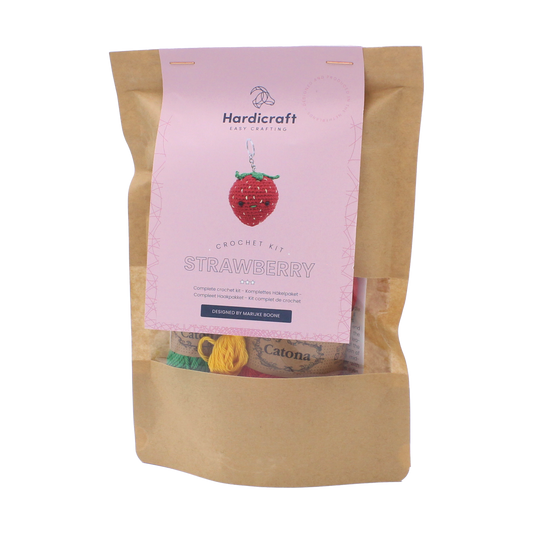 Strawberry Pendant Crochet Kit