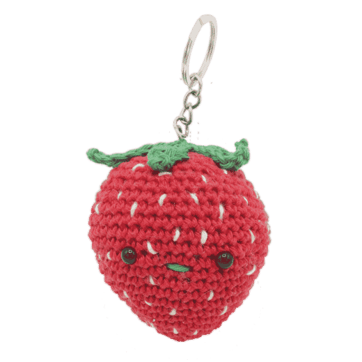 Strawberry Pendant Crochet Kit