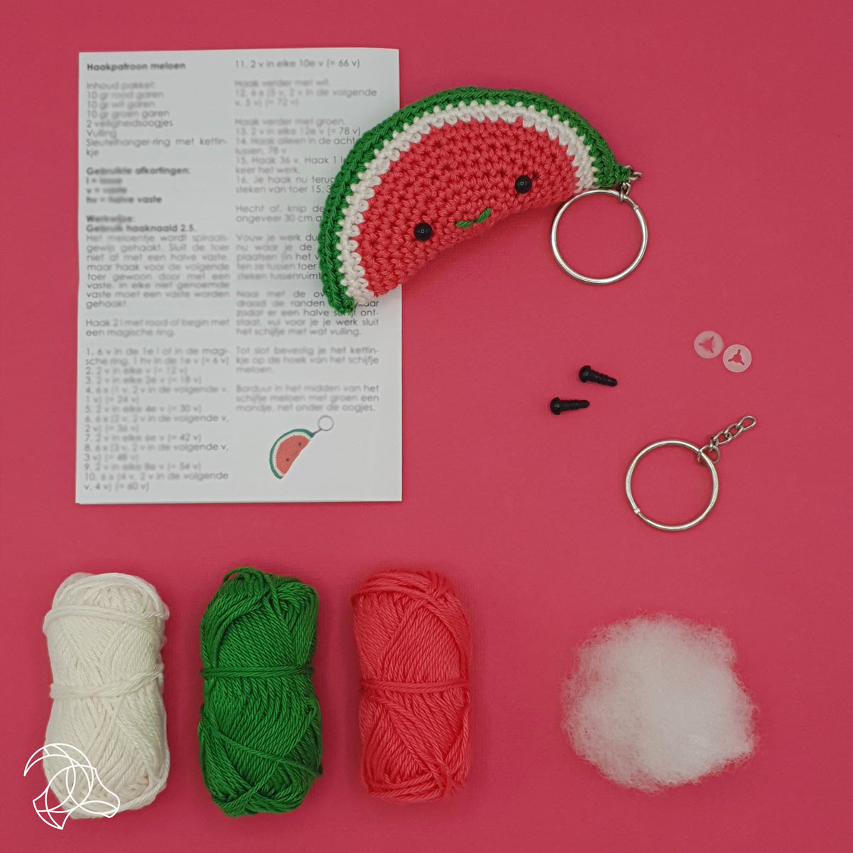 Melon Pendant Crochet Kit